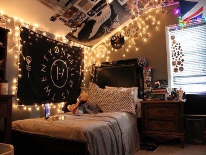 Use Tumblr lamp around the bed.