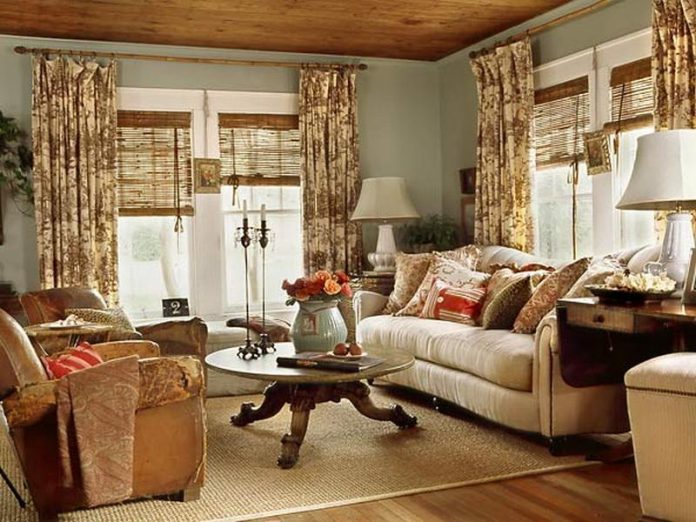 Vintage-Style Living Room Design
