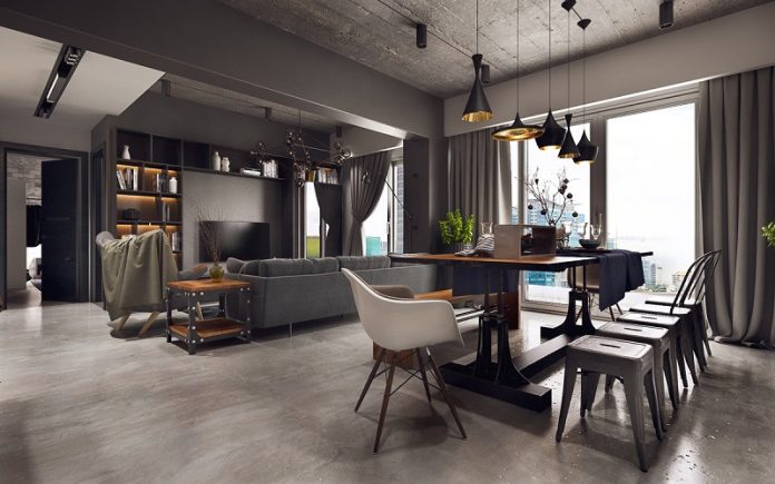 Applying One Of Industrial Dining Room Design Ideas Will Bring Luxury And Classy Appearance