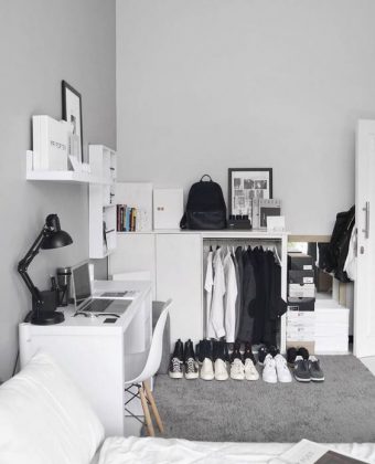 7 Great Ideas Aesthetic Minimalist Men Bedroom - SimDreamHomes
